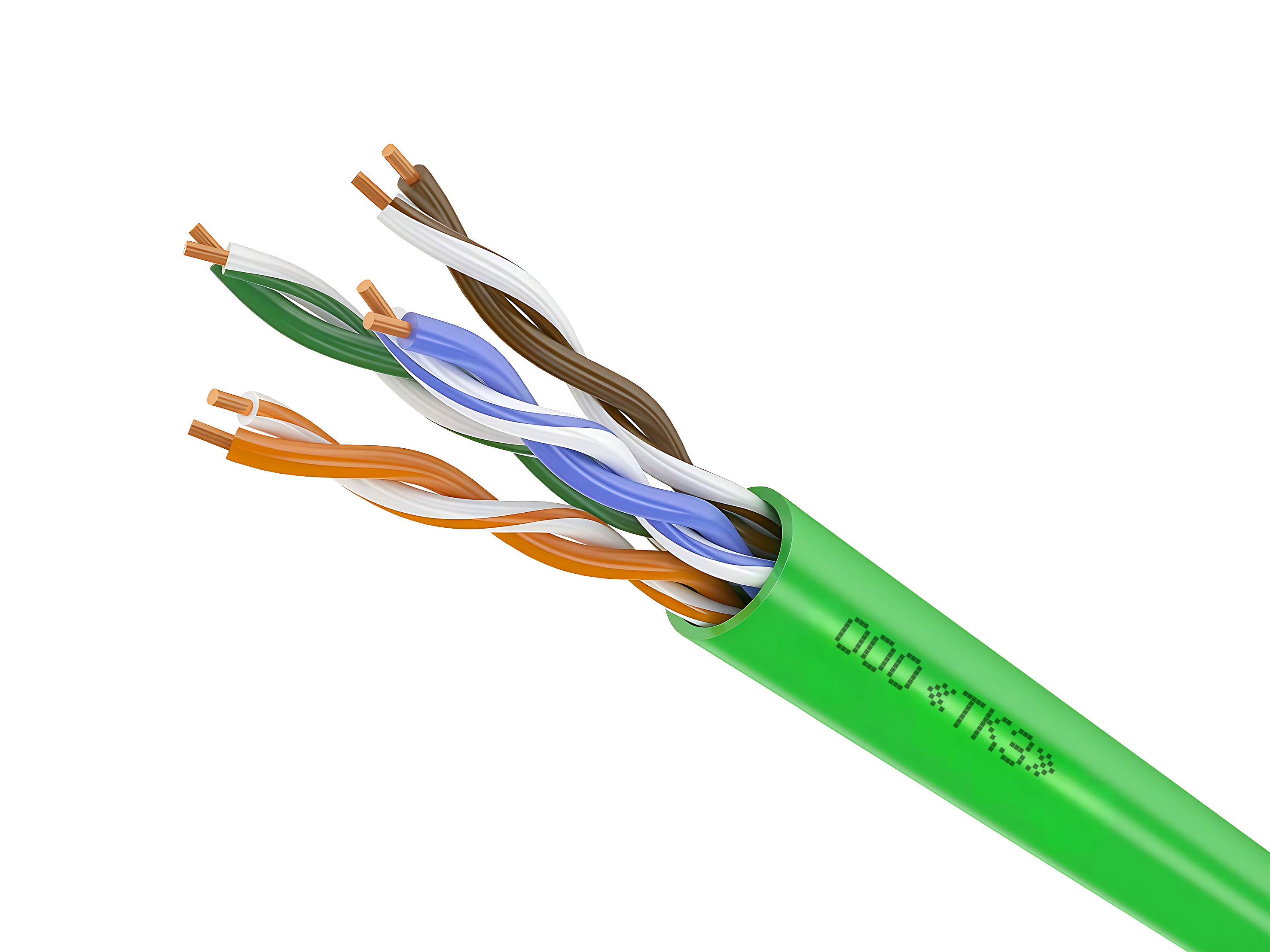 LAN кабель высокочастотный парной скрутки U/UTP Cat 5e PVC нг(А)-LSLTx